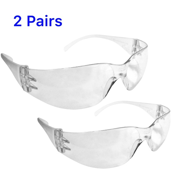 Workhorse Clear Safety Glasses with Matching Arms Brand-New - Picture 1 of 1